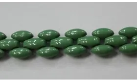 Cadena Paves 8mm ancho verde tuquesa / Cadenas de Latón / Zamak