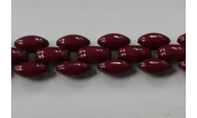 Cadena Paves 8mm ancho Granate / Cadenas de Latón / Zamak