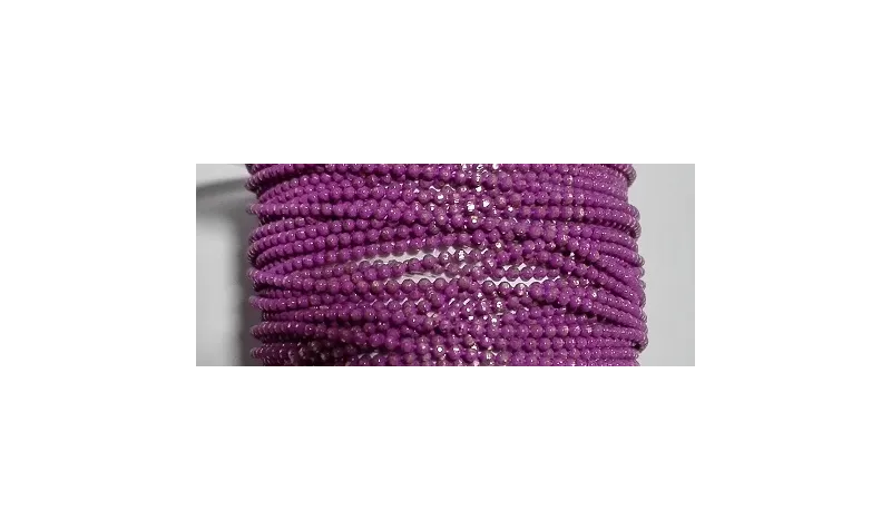 Cadena bolas 1,2 mm Morado Cardenal / Cadenas de Latón / Zamak