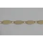Cadena Ovalos de 9*4mm Oro Mate / Cadenas de Latón / Zamak