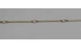 Cadena listones de 19*1mm O.Mate / Cadenas de Latón / Zamak