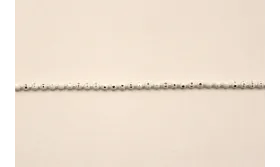 Cadena bolas 1,2mm dorado y Blanco / Cadenas de Latón / Zamak