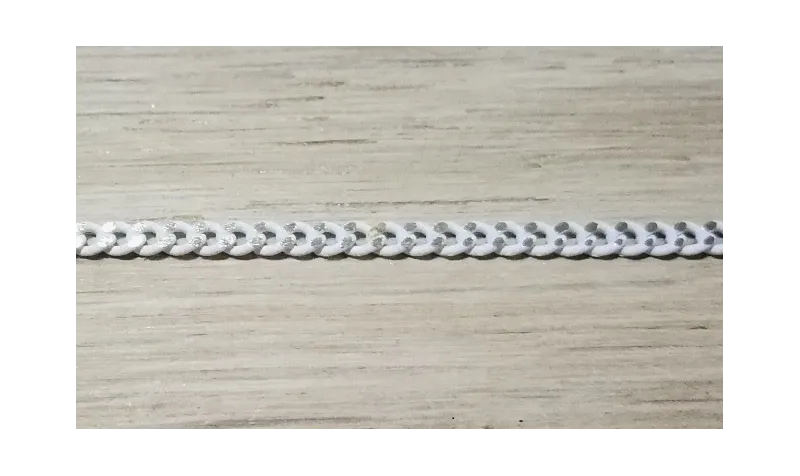 Cadena Eslabones 1*2mm Dorado y Blanco / Cadenas de Latón / Zamak