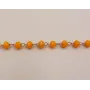 cadena engarzada cristales 2*3mm Calendula / Cadenas de Latón / Zamak