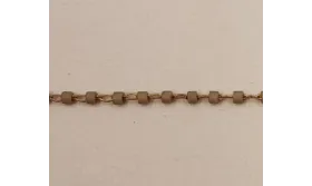 Cadena engarzada Miyuki Delika Kaki DB390 / Cadenas de Latón / Zamak