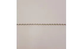 Cadena engarzada Miyuki Delika Blanco DB352 / Cadenas de Latón / Zamak