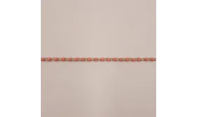 Cadena engarzada Miyuki Delika Coral DB795 / Cadenas de Latón / Zamak