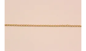 Cadena eslabón de 1,7mm *3mm Oro Mate / Cadenas de Latón / Zamak