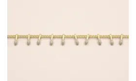 Cadena pivotes Gris Claro de 5mm en Oro Mate / Cadenas de Latón / Zamak