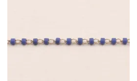 Cadena Miyuki Delika 1588 Azul / Cadenas de Latón / Zamak