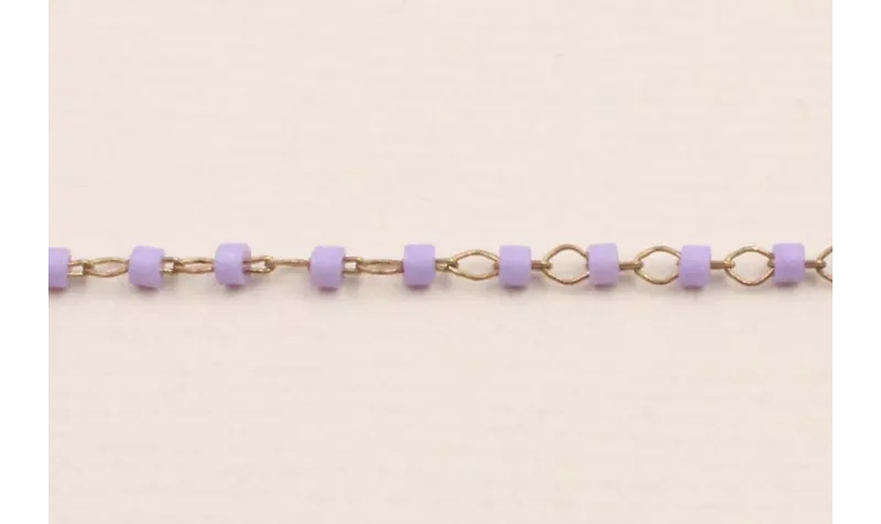 Cadena Miyuki Delika 2138 Lila / Cadenas de Latón / Zamak