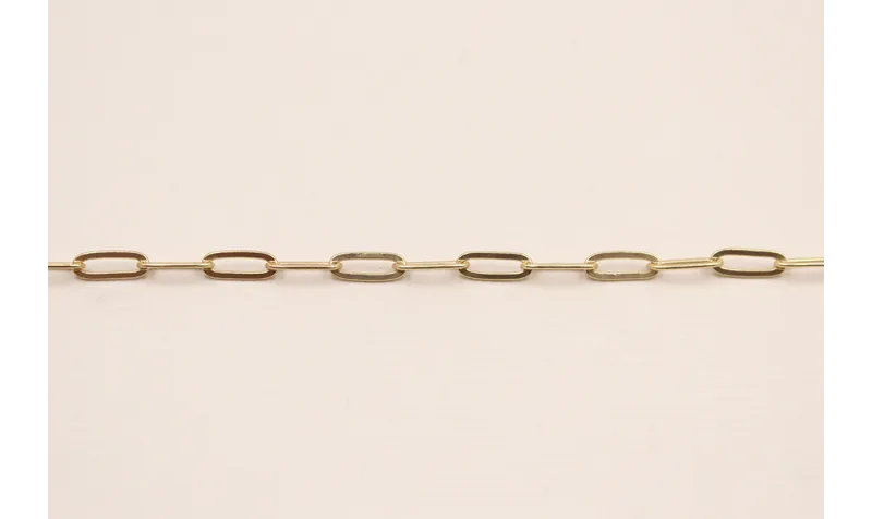 Cadena Ovalos 8,5*3,2 Oro Mate / Cadenas de Latón / Zamak