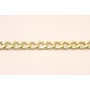 Cadena etrelazada 16,2*11,5*2,3mm Oro Mate / Cadenas de Latón / Zamak