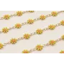 Cadena Marganitas 6mm diametro Amarillo + Naranja / Cadenas de Latón / Zamak