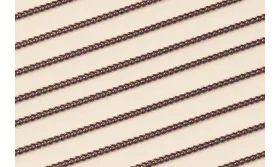 Cadena Eslabones 1*2mm Dorado y Morado / Cadenas de Latón / Zamak