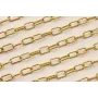 Stain Steel: Cadena acero eslabón 10*6 Oro / Cadenas de Acero Inoxidable