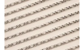 Stain Steel: Cadena Eslabón tubular 3mm diámetro / Cadenas de Acero Inoxidable