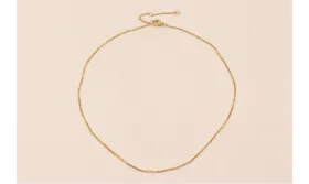 Cadena Completa con cierre 43cms Acero eslabon 1mm / Cadenas de Acero Inoxidable