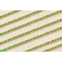 Cadena Strass Critstal 2mm Verde Peridot / Cadenas de Latón / Zamak