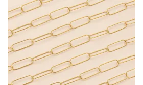 Cadena Acero Inoxidale eslabón 26*8mm Dorado / Cadenas de Acero Inoxidable