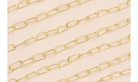 Cadena Eslabón aplastado soldado 15*7mm / Cadenas de Acero Inoxidable