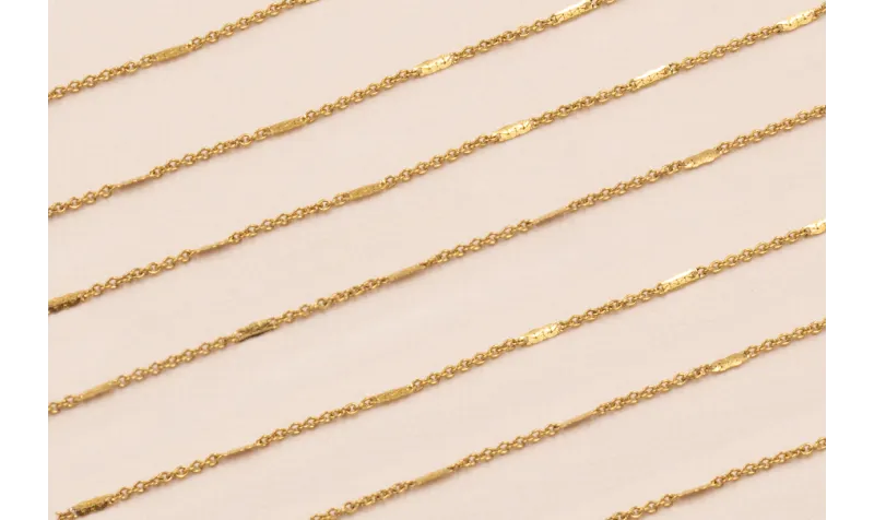 Cadena 1mm Acero Inox. Con chapita de 4mm / Cadenas de Acero Inoxidable