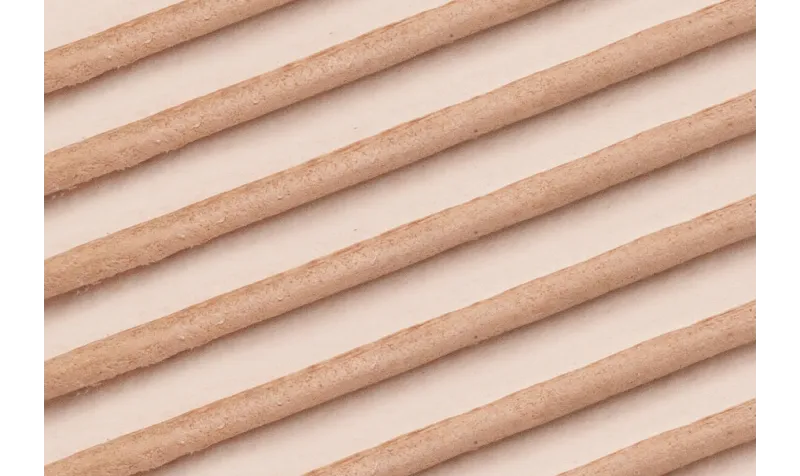 CUERO NATURAL 3MM / Hilos y Cordones, Cuero y piel