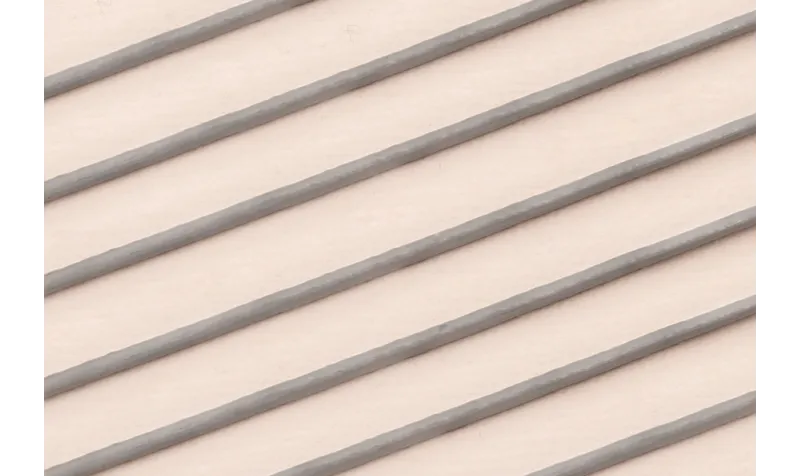 CUERO GRIS-2mm / Hilos y Cordones, Cuero y piel