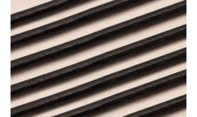 Cuero 4mm Negro / Hilos y Cordones, Cuero y piel