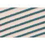 Cuero trenzado de 3mm Turquesa / Hilos y Cordones, Cuero y piel