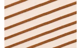 Tira cuero 1 metro-  2mm*0,7 grosor Marrón / Hilos y Cordones, Cuero y piel