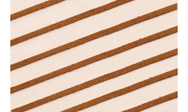 Tira cuero 1 metro-  2mm*0,7 grosor Marrón / Hilos y Cordones, Cuero y piel