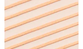 Tira cuero 1 metro-  2mm*0,7 grosor Rosa Palo / Hilos y Cordones, Cuero y piel