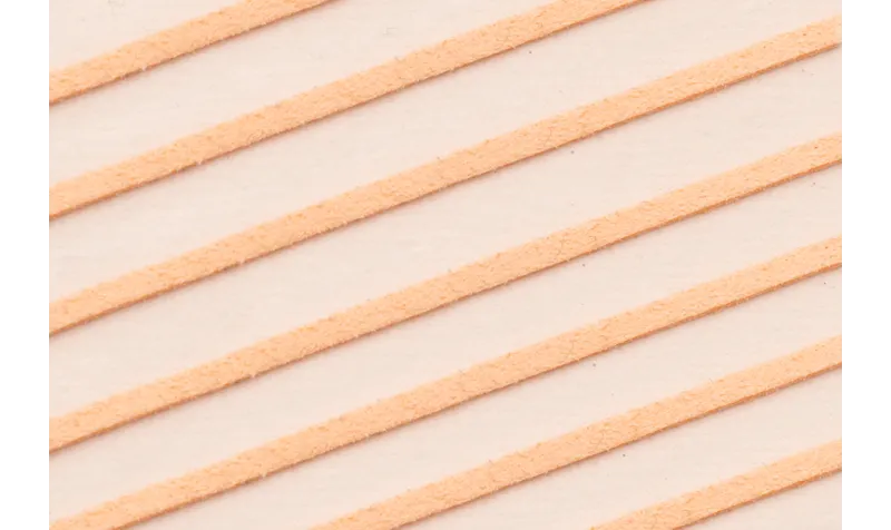 Tira cuero 1 metro-  2mm*0,7 grosor Rosa Palo / Hilos y Cordones, Cuero y piel