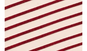 Tira cuero 1 metro-  2mm*0,7 grosor Granate / Hilos y Cordones, Cuero y piel