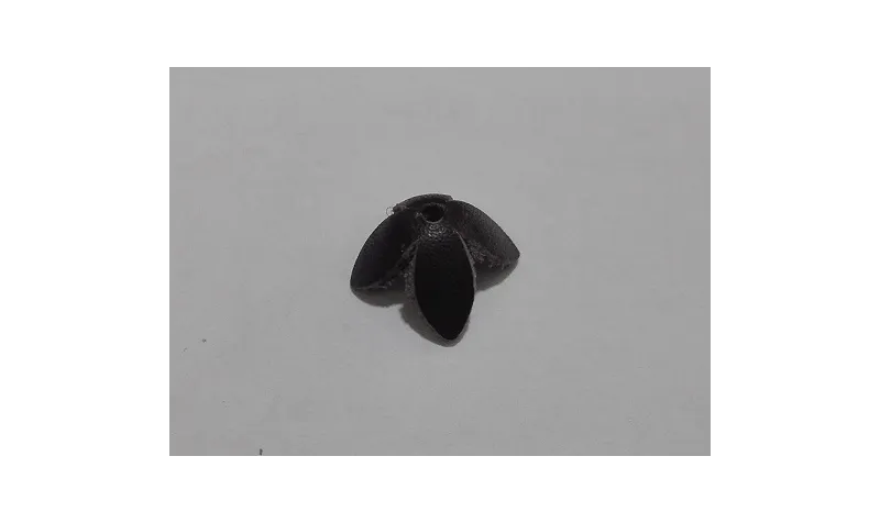 Casquilla 15*10mm Gris oscuro / Hilos y Cordones, Cuero y piel