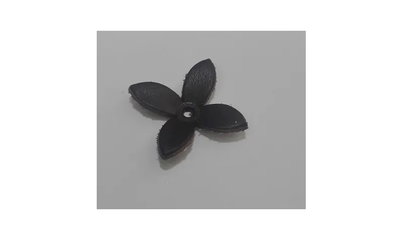 Campanilla 20mm Marrón oscuro / Hilos y Cordones, Cuero y piel