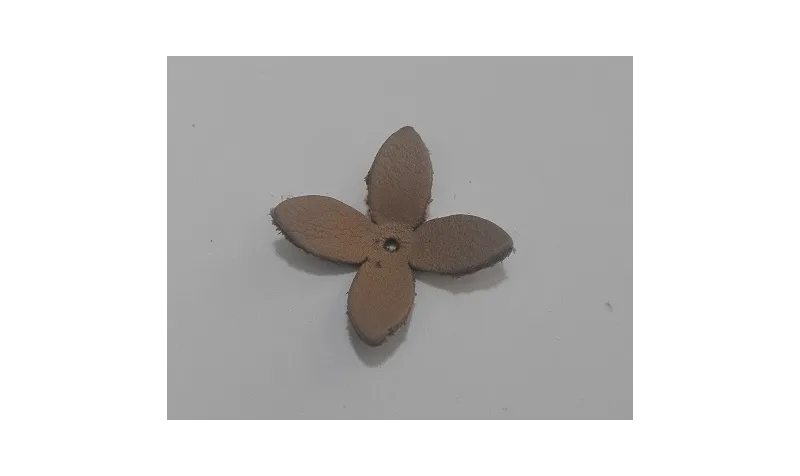 Campanilla 20mm Beige / Hilos y Cordones, Cuero y piel