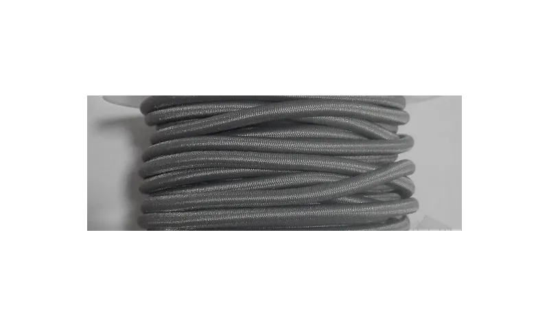 Cordón Goma Alta Calidad 3mm GRIS / Hilos y Cordones, Cordón de goma