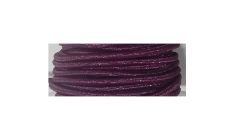 Cordón Goma Alta Calidad 3mm MORADO / Hilos y Cordones, Cordón de goma