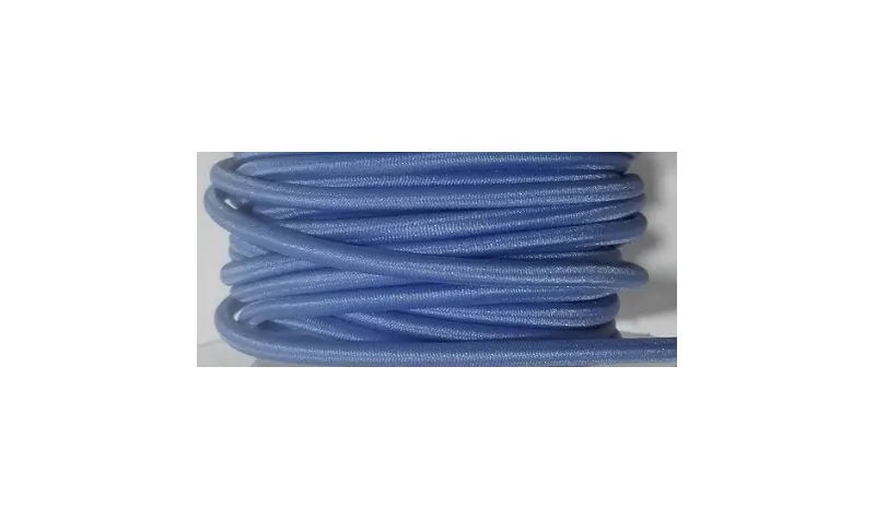 Cordón Goma Alta Calidad 3mm AZUL / Hilos y Cordones, Cordón de goma