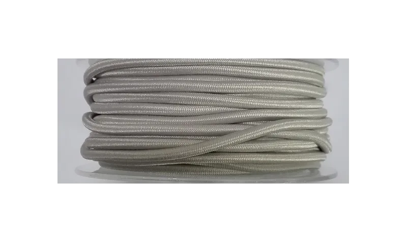 Cordón Goma Alta Calidad 3mm Gris-Beige / Hilos y Cordones, Cordón de goma