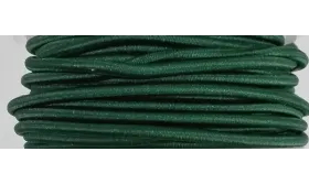 Cordón Goma Alta Calidad 3mm Verde Oscuro / Hilos y Cordones, Cordón de goma