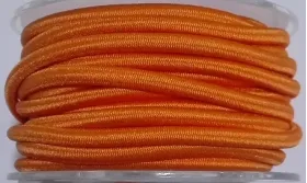 Goma 3mm Naranja Pálido / Hilos y Cordones, Cordón de goma