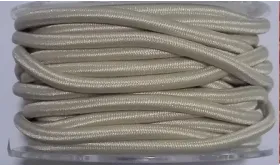Goma 3mm Crema / Hilos y Cordones, Cordón de goma