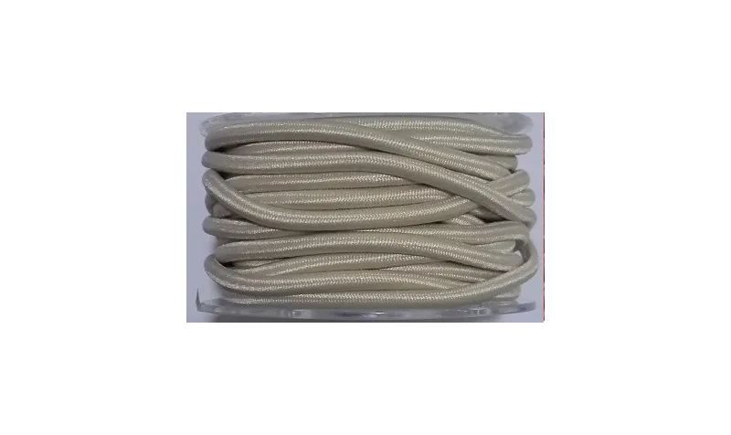 Goma 3mm Crema / Hilos y Cordones, Cordón de goma