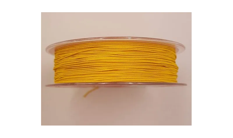 Cordón de Goma 1mm Amarillo / Hilos y Cordones, Cordón de goma