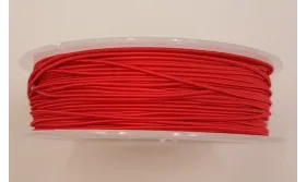 Cordón de Goma 1mm  Rojo Sangre / Hilos y Cordones, Cordón de goma