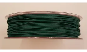 Cordón de Goma 1mm verde inglés / Hilos y Cordones, Cordón de goma