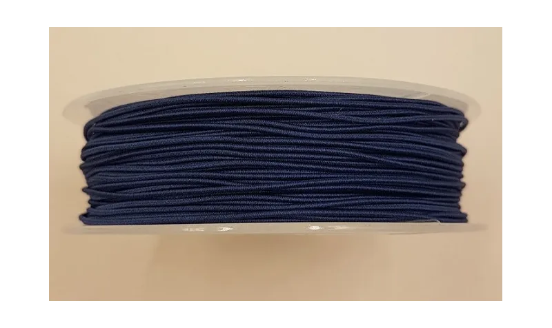 Cordón de Goma 1mm Azul Marino / Hilos y Cordones, Cordón de goma